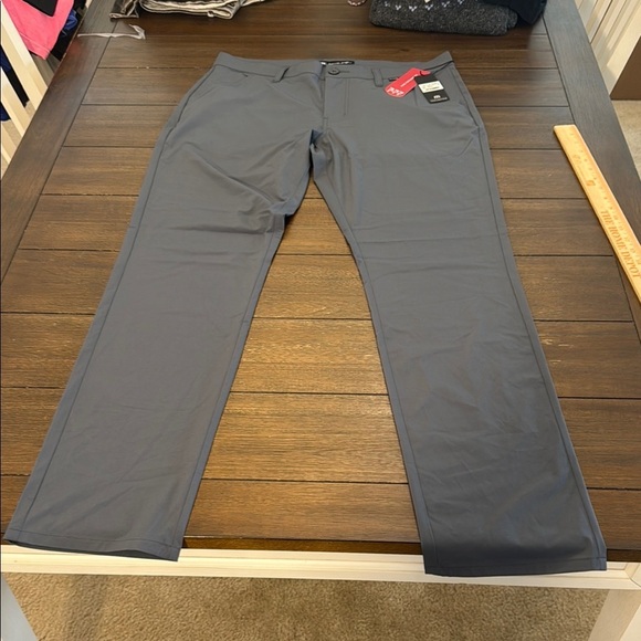 Ben Hogan 5 Pocket Pant Dark Heather Grey Size 38x32 - Picture 11 of 12